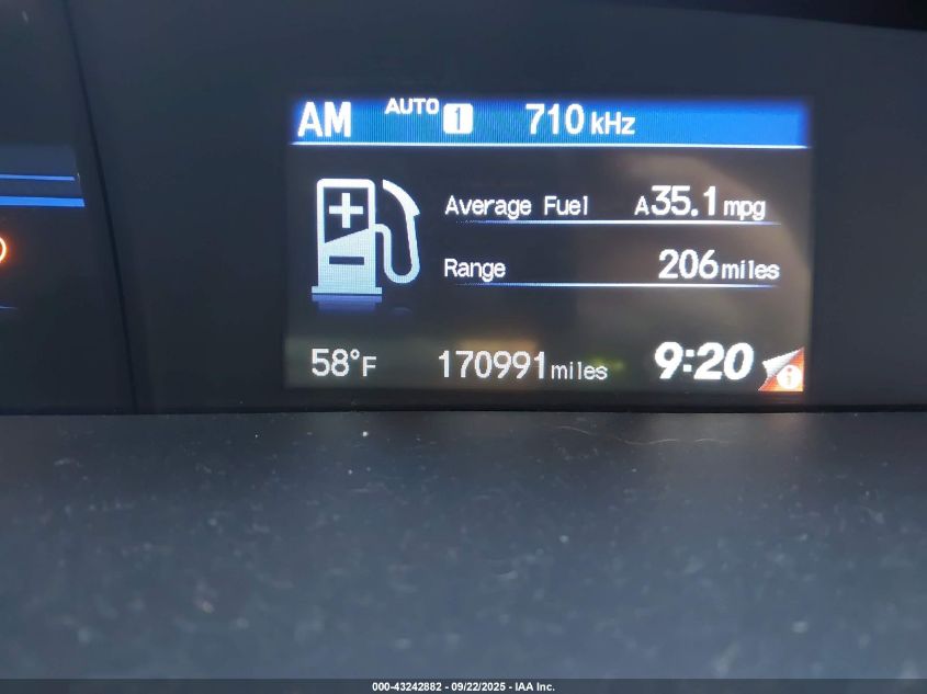 2013 Honda Civic Ex VIN: 19XFB2F86DE292988 Lot: 43242882