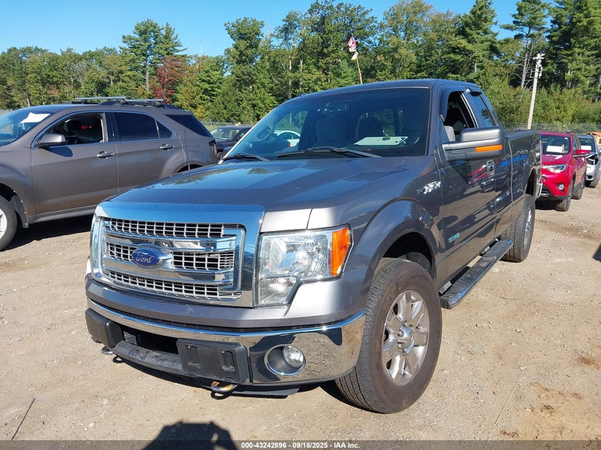 2013 Ford F-150 Xlt grey truck gasoline 1FTFX1ET1DFC37792 photo #3