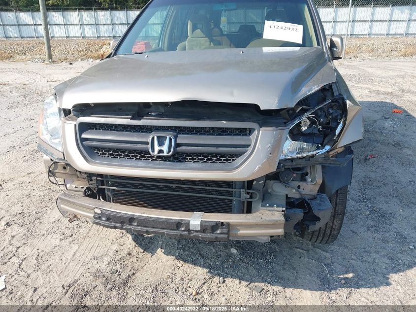 2003 Honda Pilot Ex VIN: 2HKYF18463H585124 Lot: 43242932