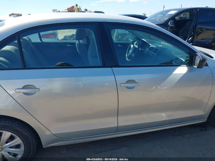 2011 Volkswagen Jetta 2.0L S VIN: 3VW2K7AJ4BM395624 Lot: 43242933