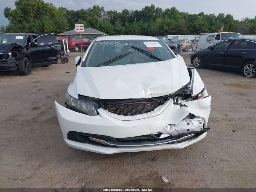 2014 Honda Civic Lx VIN: 19XFB2F58EE034222 Lot: 43243040