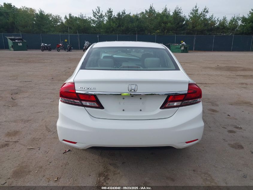 2014 Honda Civic Lx VIN: 19XFB2F58EE034222 Lot: 43243040