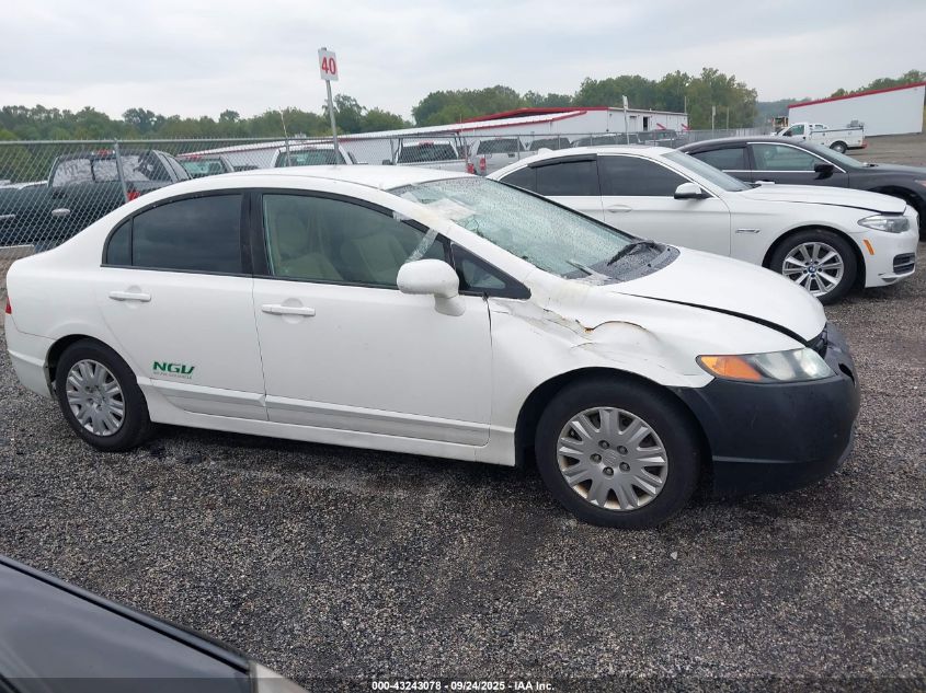 2008 Honda Civic Gx VIN: 1HGFA46578L000400 Lot: 43243078