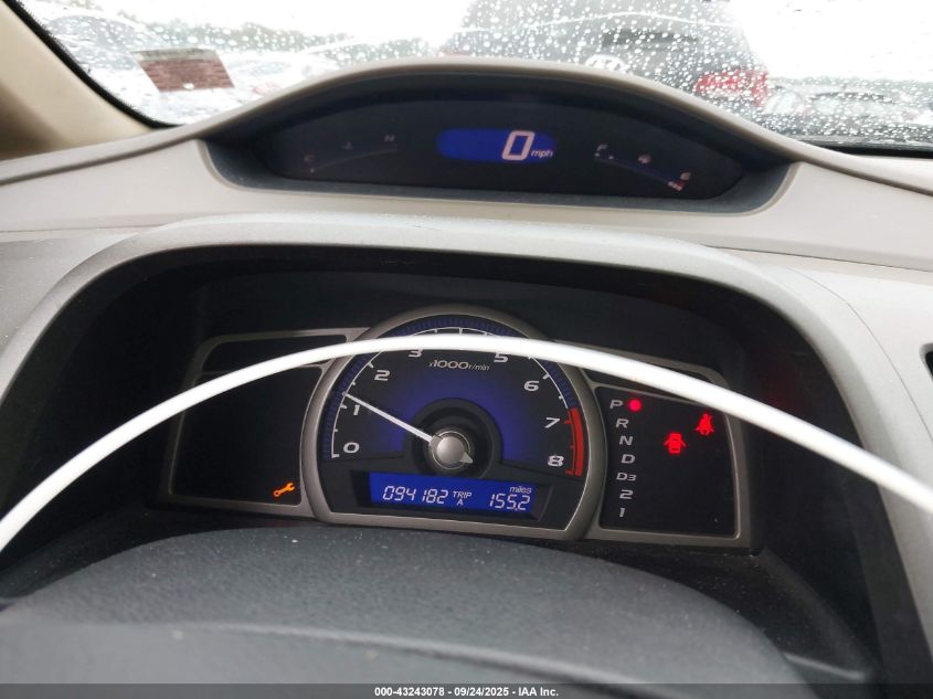 2008 Honda Civic Gx VIN: 1HGFA46578L000400 Lot: 43243078