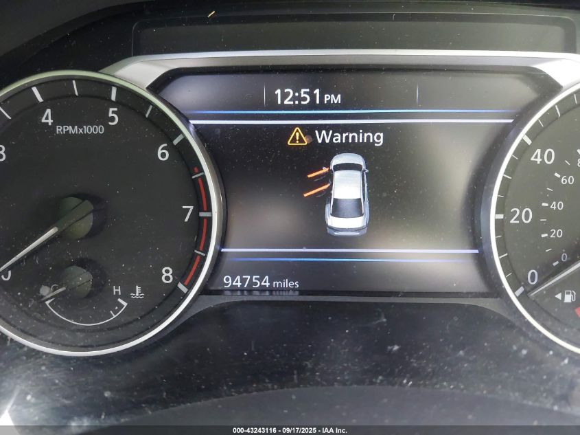 2019 Nissan Altima 2.5 Sr VIN: 1N4BL4CV0KN315598 Lot: 43243116