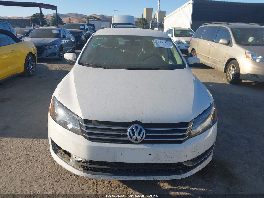 2013 Volkswagen Passat 2.5L Wolfsburg Edition VIN: 1VWAP7A39DC143080 Lot: 43243121