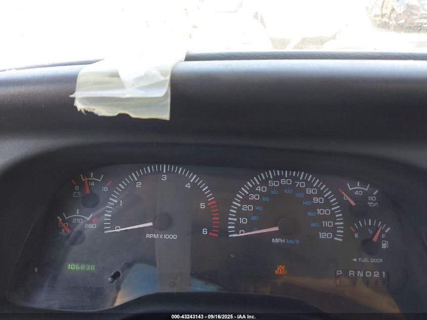 2000 Dodge Ram 1500 St VIN: 1B7HC13Y6YJ105133 Lot: 43243143