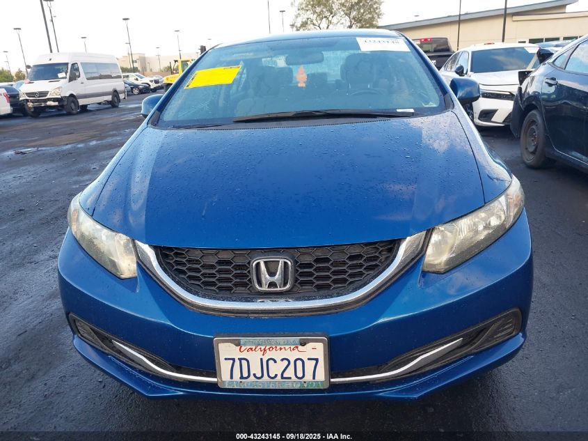 2013 Honda Civic Lx VIN: 19XFB2F55DE290252 Lot: 43243145