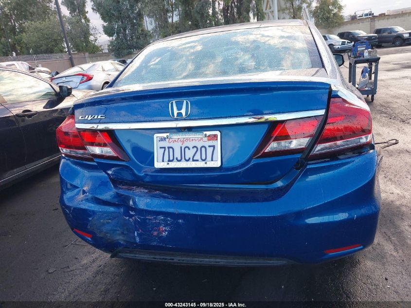 2013 Honda Civic Lx VIN: 19XFB2F55DE290252 Lot: 43243145