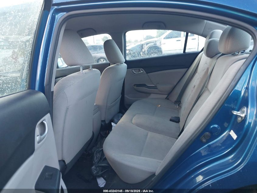 2013 Honda Civic Lx VIN: 19XFB2F55DE290252 Lot: 43243145