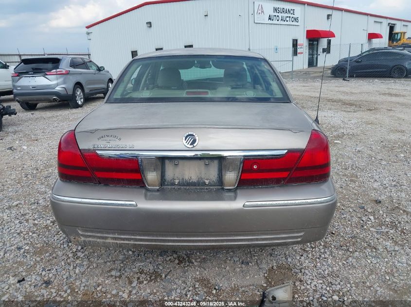 2005 Mercury Grand Marquis Ls/Lse VIN: 2MEFM75W25X661945 Lot: 43243246