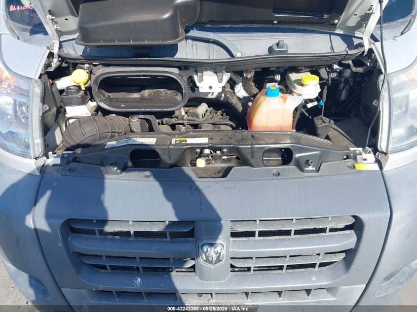 2016 Ram Promaster 2500 High Roof VIN: 3C6TRVCG4GE129697 Lot: 43243360