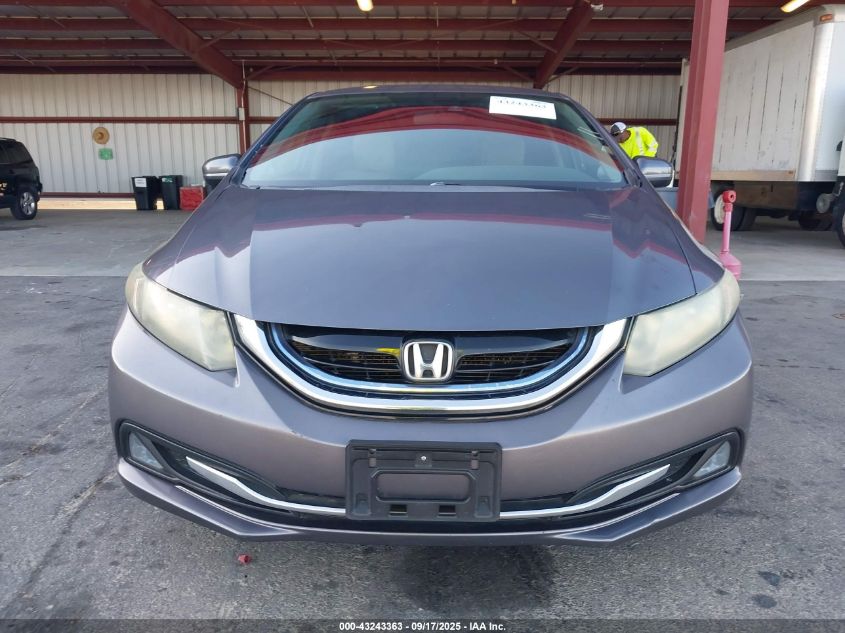 2014 Honda Civic Hybrid VIN: 19XFB4F26EE201792 Lot: 43243363