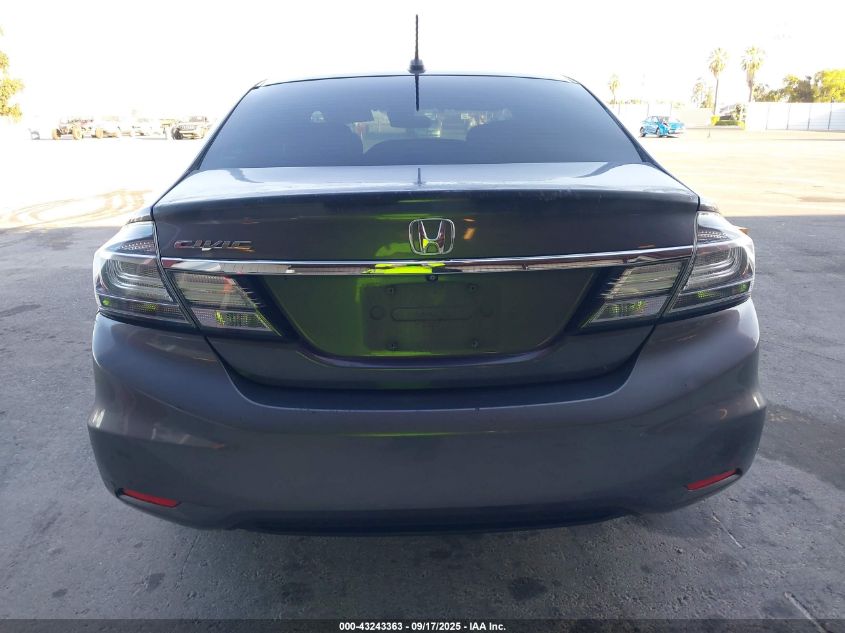 2014 Honda Civic Hybrid VIN: 19XFB4F26EE201792 Lot: 43243363