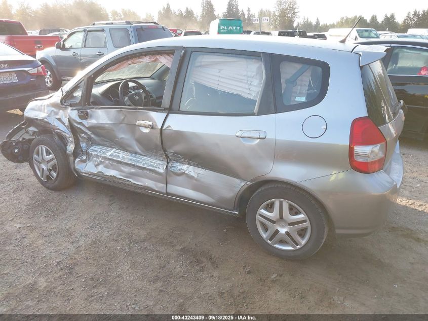 2008 Honda Fit VIN: JHMGD37488S057137 Lot: 43243409