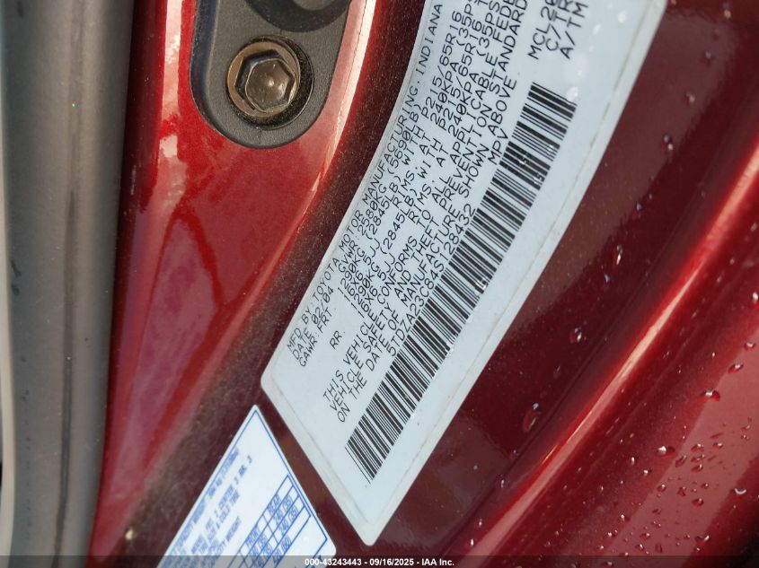 2004 Toyota Sienna Le VIN: 5TDZA23C84S128432 Lot: 43243443