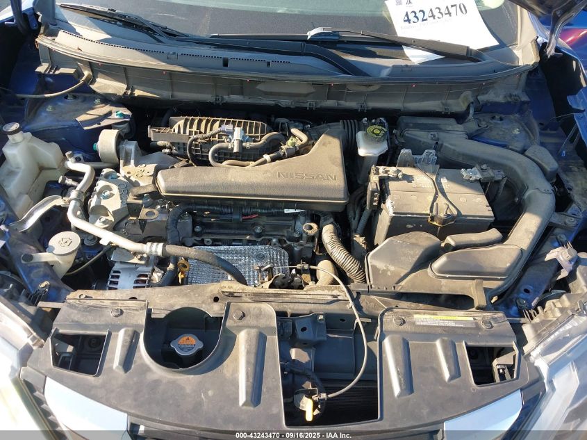 2017 Nissan Rogue Sv VIN: KNMAT2MT2HP569785 Lot: 43243470