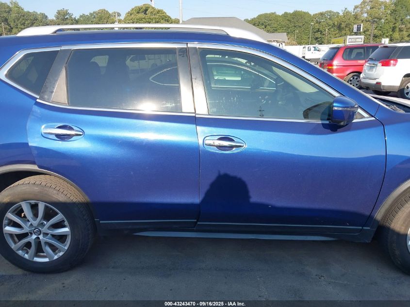 2017 Nissan Rogue Sv VIN: KNMAT2MT2HP569785 Lot: 43243470