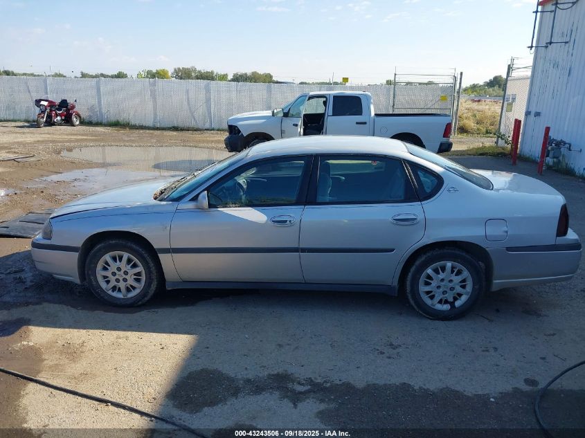 2001 Chevrolet Impala VIN: 2G1WF52E519299127 Lot: 43243506