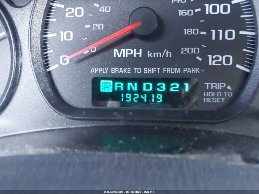 2001 Chevrolet Impala VIN: 2G1WF52E519299127 Lot: 43243506