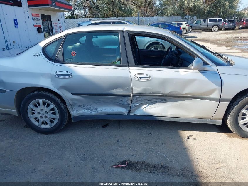 2001 Chevrolet Impala VIN: 2G1WF52E519299127 Lot: 43243506