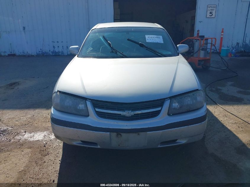 2001 Chevrolet Impala VIN: 2G1WF52E519299127 Lot: 43243506