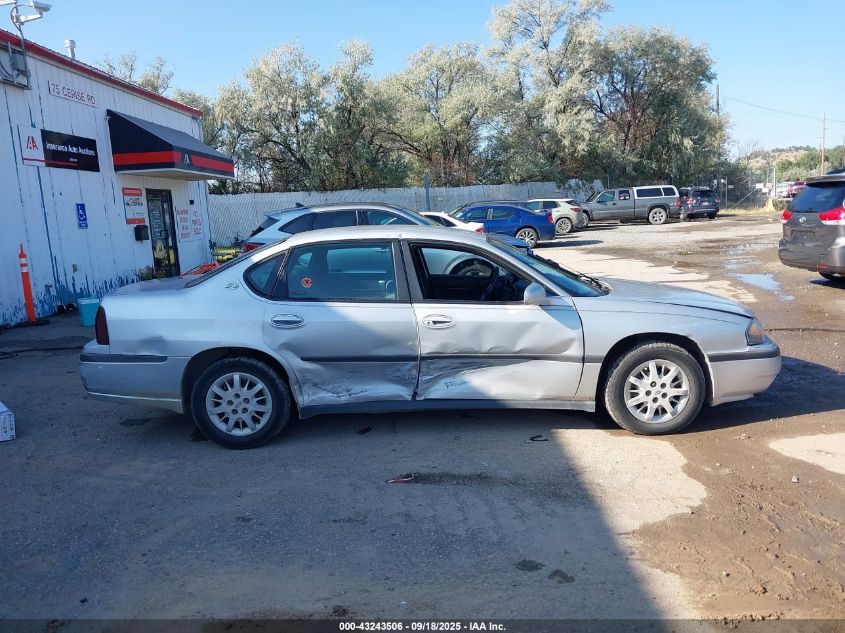 2001 Chevrolet Impala VIN: 2G1WF52E519299127 Lot: 43243506