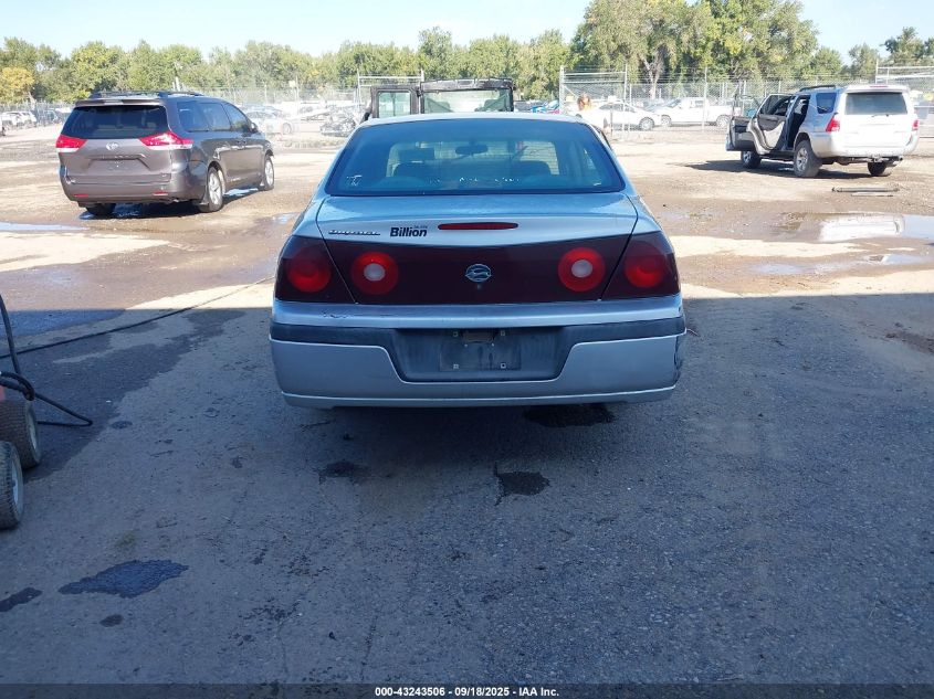 2001 Chevrolet Impala VIN: 2G1WF52E519299127 Lot: 43243506