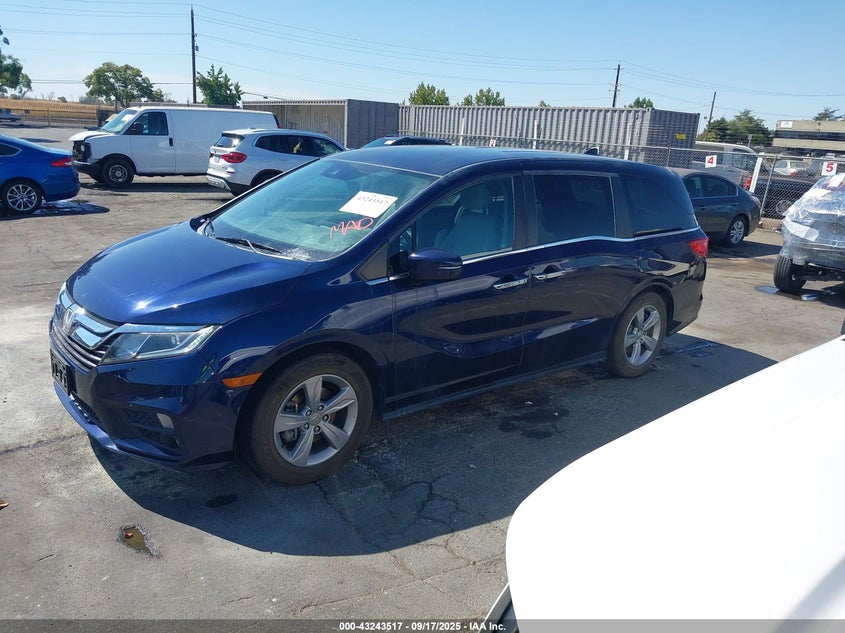 2018 HONDA ODYSSEY EX 5FNRL6H57JB015583