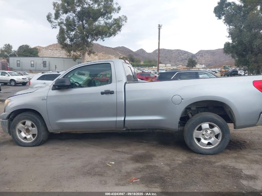 2007 Toyota Tundra Base V8 VIN: 5TFLT52137X007212 Lot: 43243567