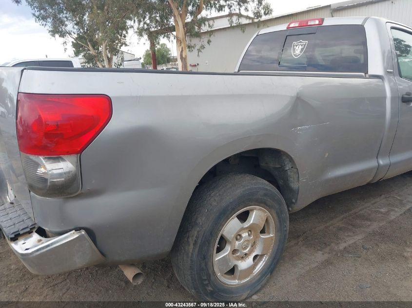 2007 Toyota Tundra Base V8 VIN: 5TFLT52137X007212 Lot: 43243567