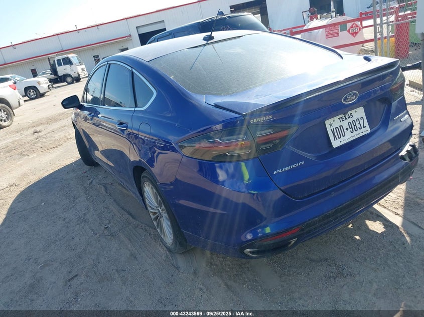 Vin: 3fa6p0k94gr255235, lot: 43738105, ford fusion titanium 20163