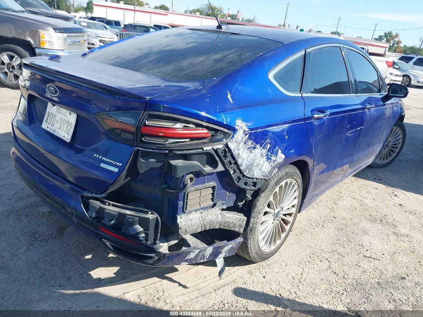 Vin: 3fa6p0k94gr255235, lot: 43738105, ford fusion titanium 20164