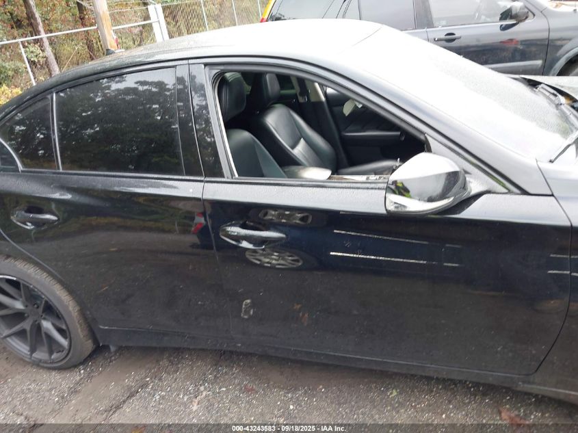 2019 Infiniti Q50 3.0T Luxe VIN: JN1EV7AR1KM553137 Lot: 43243583