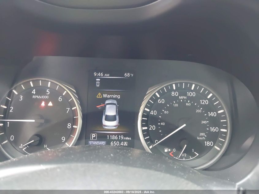 2019 Infiniti Q50 3.0T Luxe VIN: JN1EV7AR1KM553137 Lot: 43243583