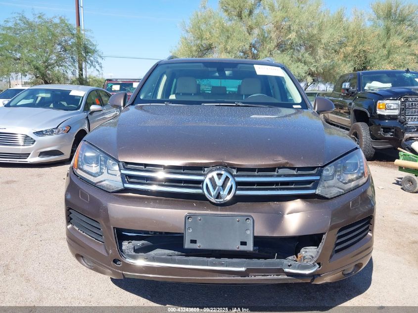 2012 Volkswagen Touareg Vr6 Lux VIN: WVGEF9BP6CD008938 Lot: 43243609