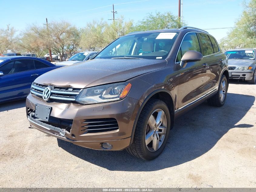 2012 Volkswagen Touareg Vr6 Lux VIN: WVGEF9BP6CD008938 Lot: 43243609
