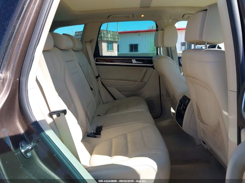2012 Volkswagen Touareg Vr6 Lux VIN: WVGEF9BP6CD008938 Lot: 43243609