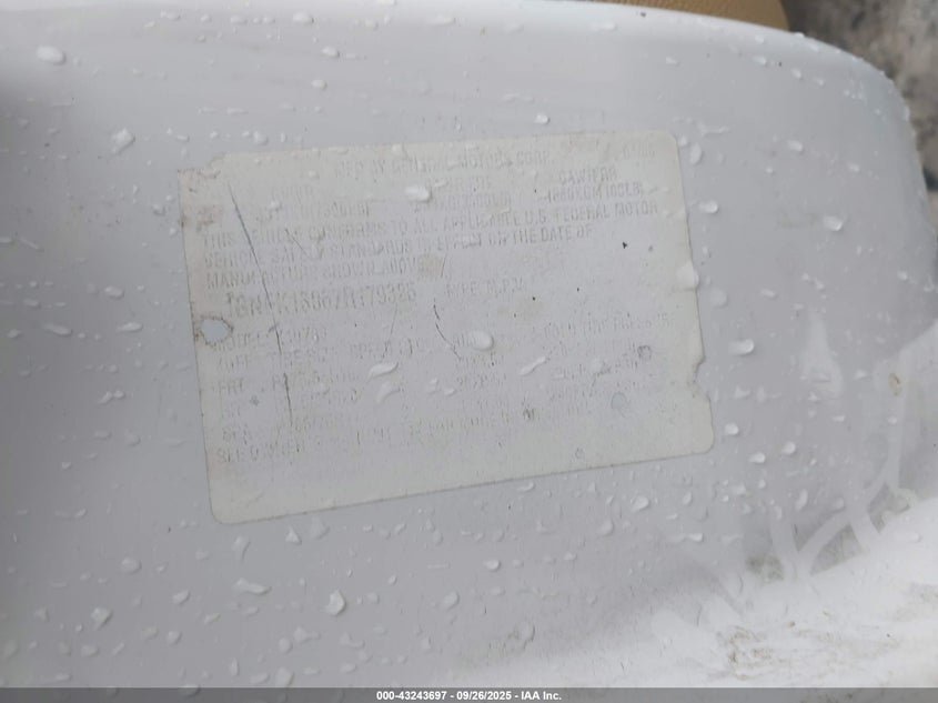 2007 Chevrolet Tahoe Ltz VIN: 1GNFK13087R177690 Lot: 43243697