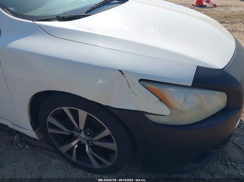 2012 Nissan Maxima 3.5 Sv VIN: 1N4AA5AP8CC841308 Lot: 43243725