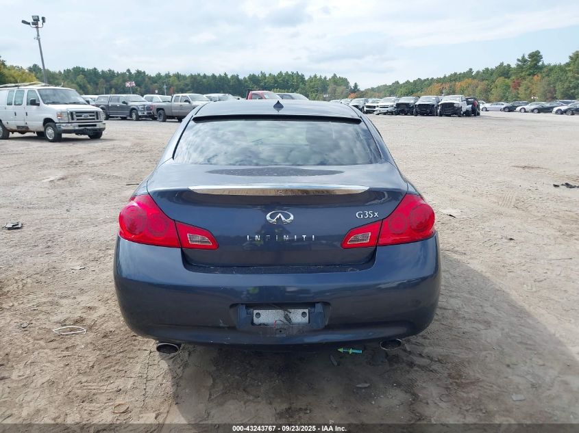 2008 Infiniti G35X VIN: JNKBV61F08M279842 Lot: 43243767