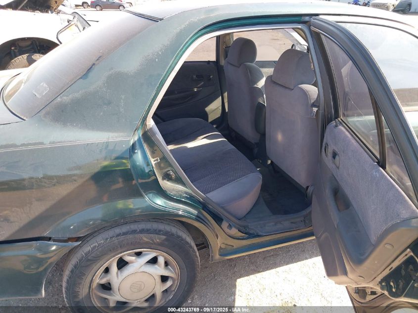 1999 Mazda Protege Es VIN: JM1BJ2219X0166745 Lot: 43243769