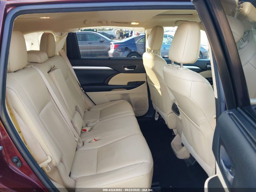 2017 Toyota Highlander Xle VIN: 5TDJZRFH0HS475572 Lot: 43243892