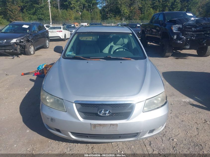 2006 Hyundai Sonata Gls V6/Lx V6 VIN: 5NPEU46FX6H072932 Lot: 43243894