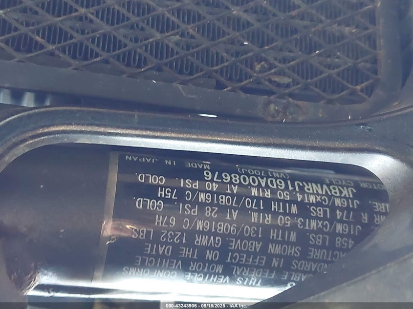 2013 KAWASAKI VN1700 J - JKBVNRJ16DA008676