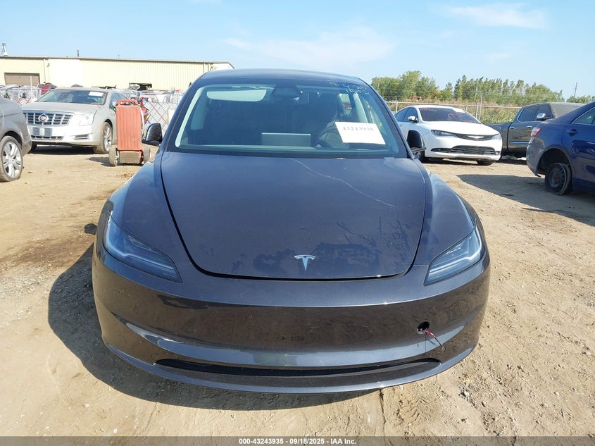2025 Tesla Model 3 Long Range All-Wheel Drive VIN: 5YJ3E1EB6SF951502 Lot: 43243935