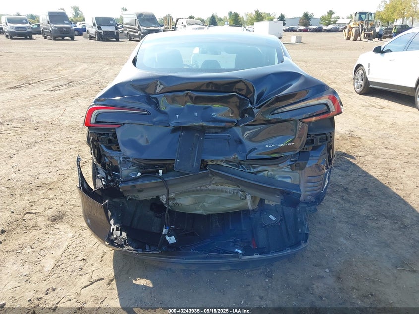 2025 Tesla Model 3 Long Range All-Wheel Drive VIN: 5YJ3E1EB6SF951502 Lot: 43243935