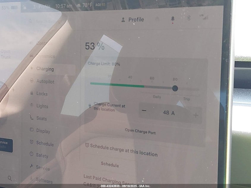 2025 Tesla Model 3 Long Range All-Wheel Drive VIN: 5YJ3E1EB6SF951502 Lot: 43243935