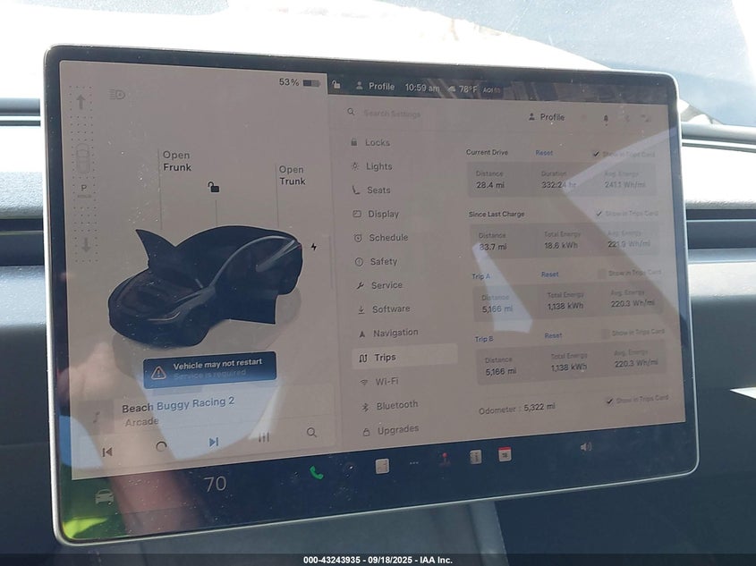 2025 Tesla Model 3 Long Range All-Wheel Drive VIN: 5YJ3E1EB6SF951502 Lot: 43243935