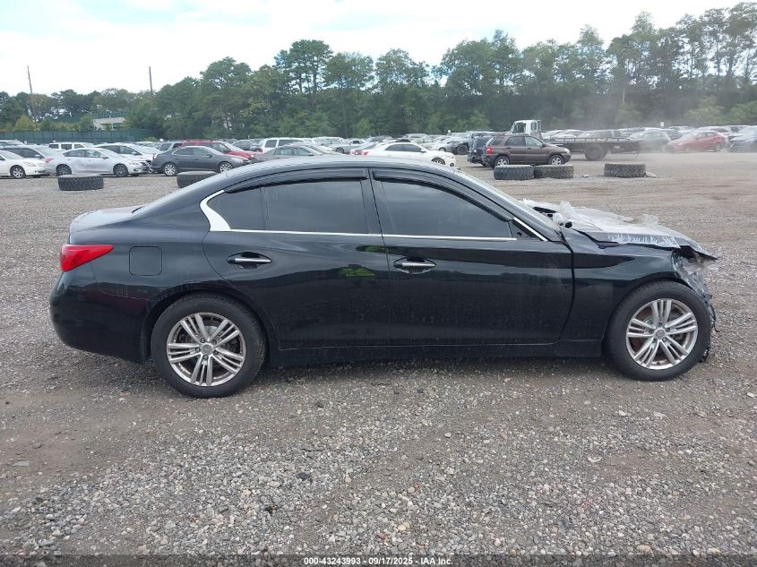 2014 Infiniti Q50 VIN: JN1BV7AR9EM703499 Lot: 43243993